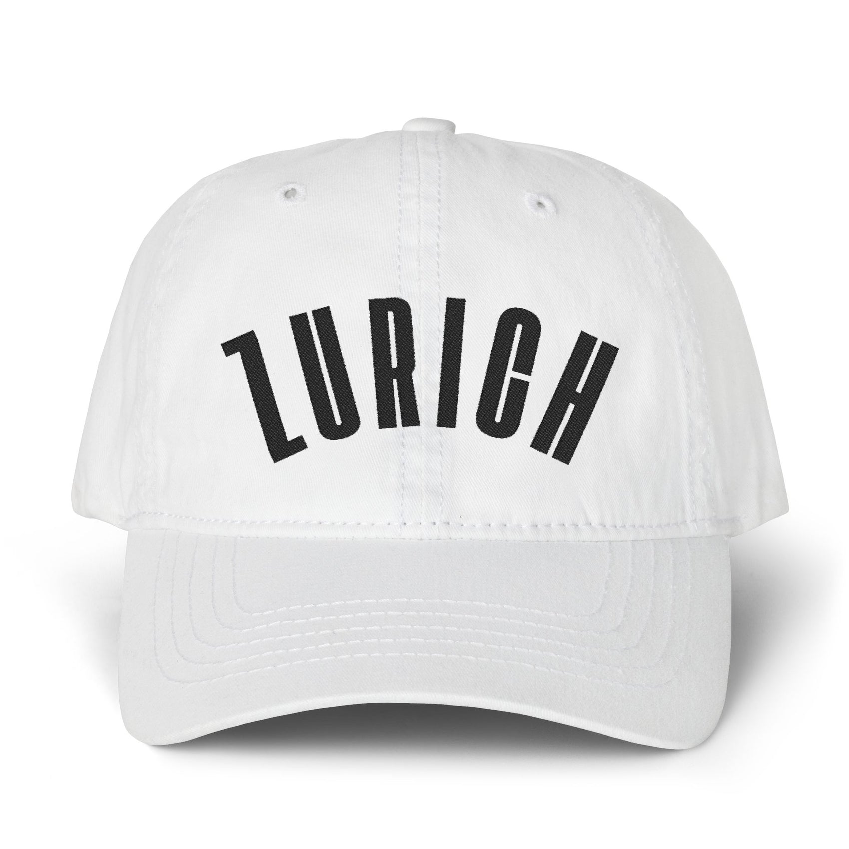 Zurich Embroidered Hat For Switzerland Travel Cap European City Hat Gift For Travelers European Vacation Souvenir Gift Adjustable Cotton Cap