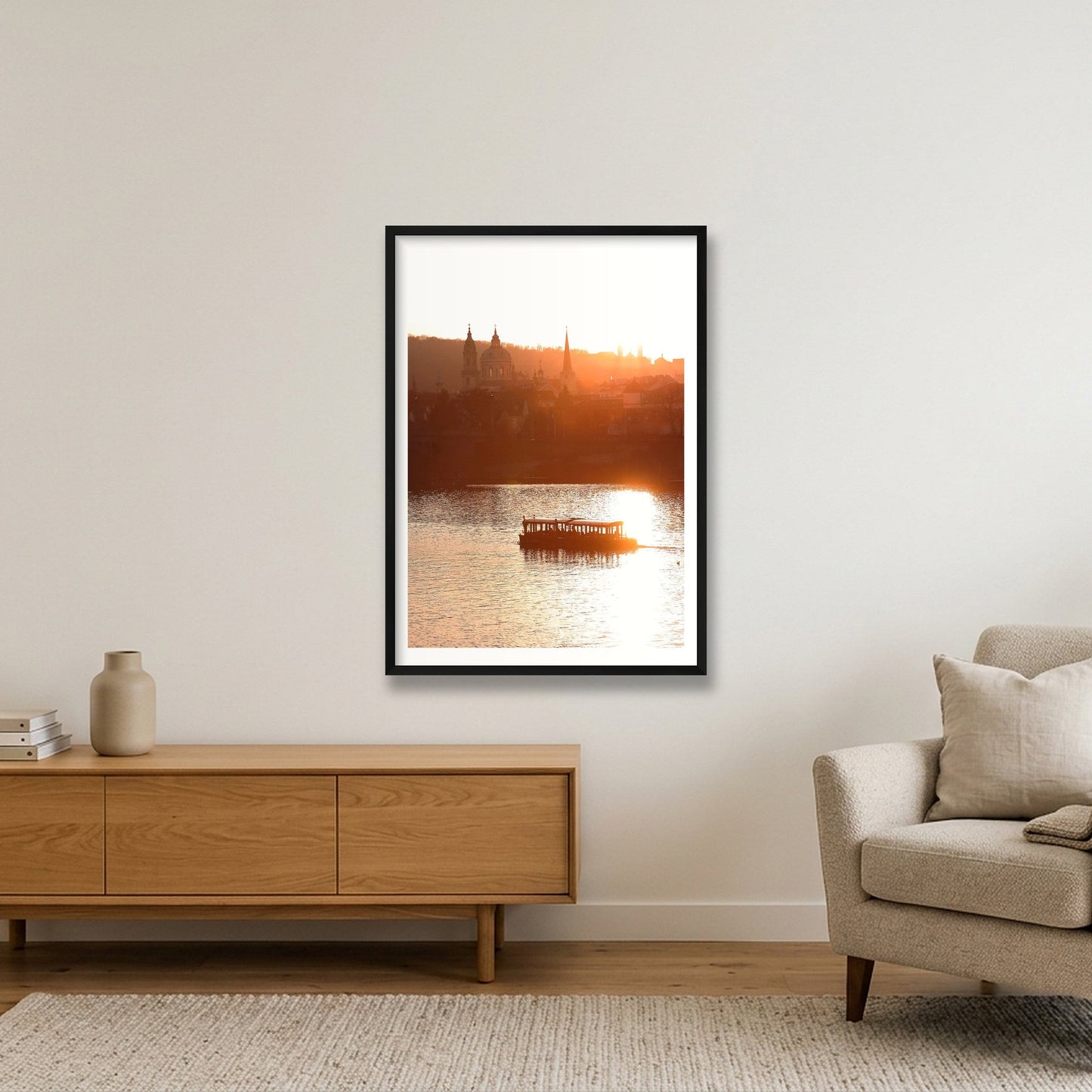 470 — 59×84cm, 23×33" Black Frame