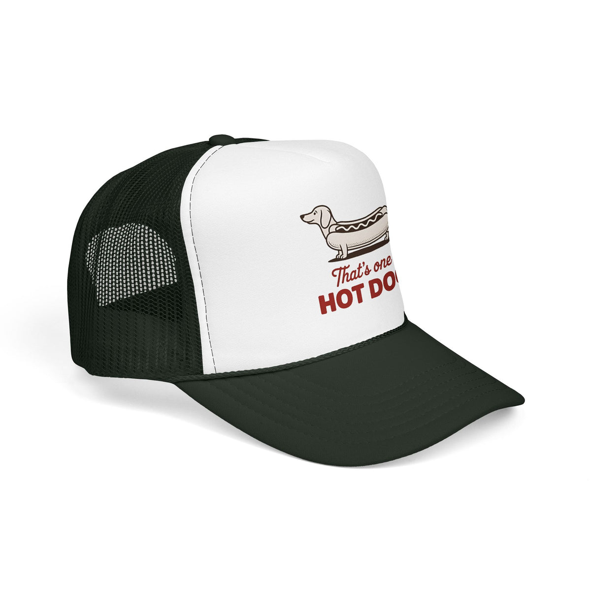 Hot Dog Trucker Hat For Outdoor Activities Funny Dachshund Cap for Summer Vacation Dog Lover Gift for Dad Cute Summer Hat BBQ Party Cap