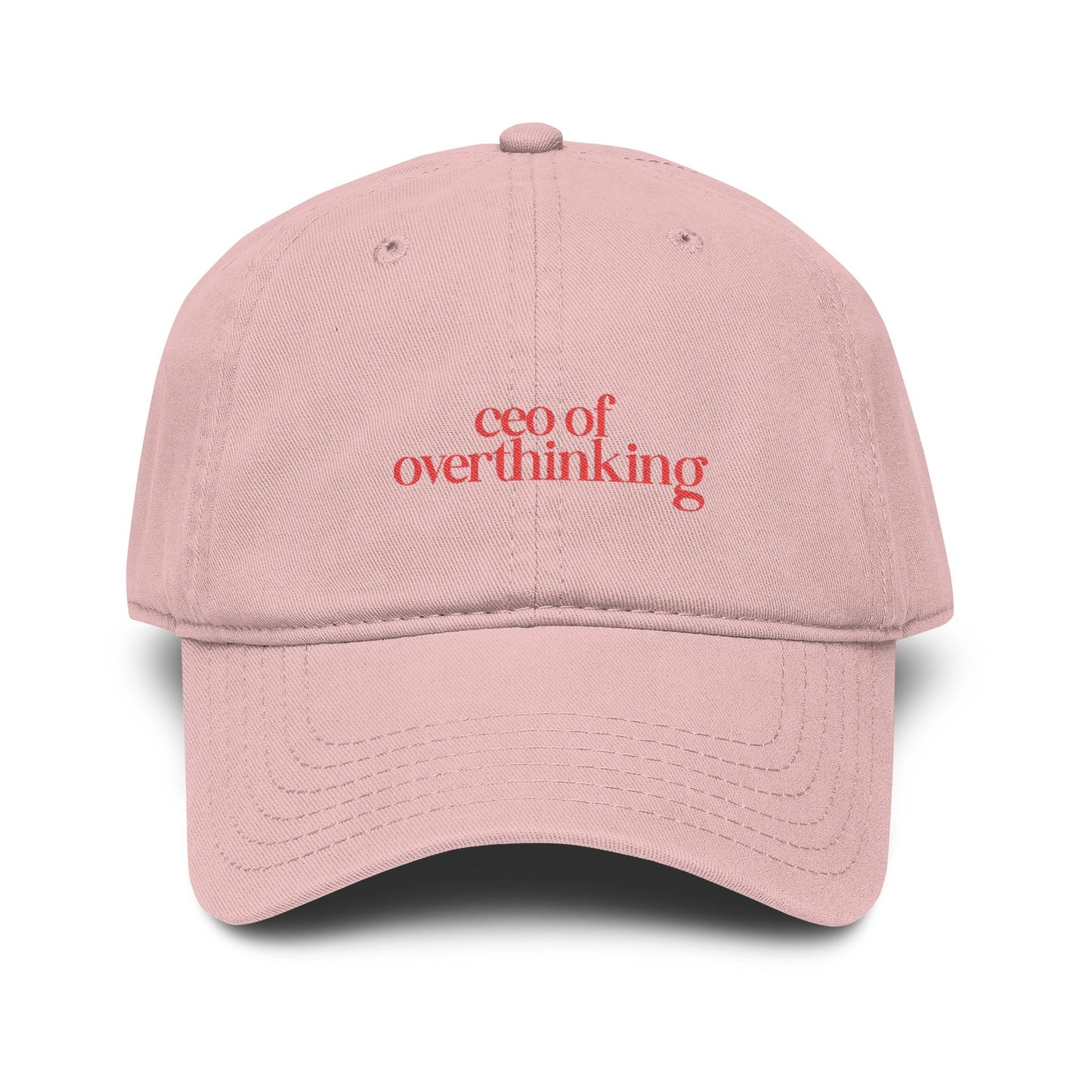 Pink Embroidered Hat Funny Quote Cap Gift For Friend Cute Summer Hat Minimalist Baseball Cap Gift For Her Casual Trendy Womens Cap