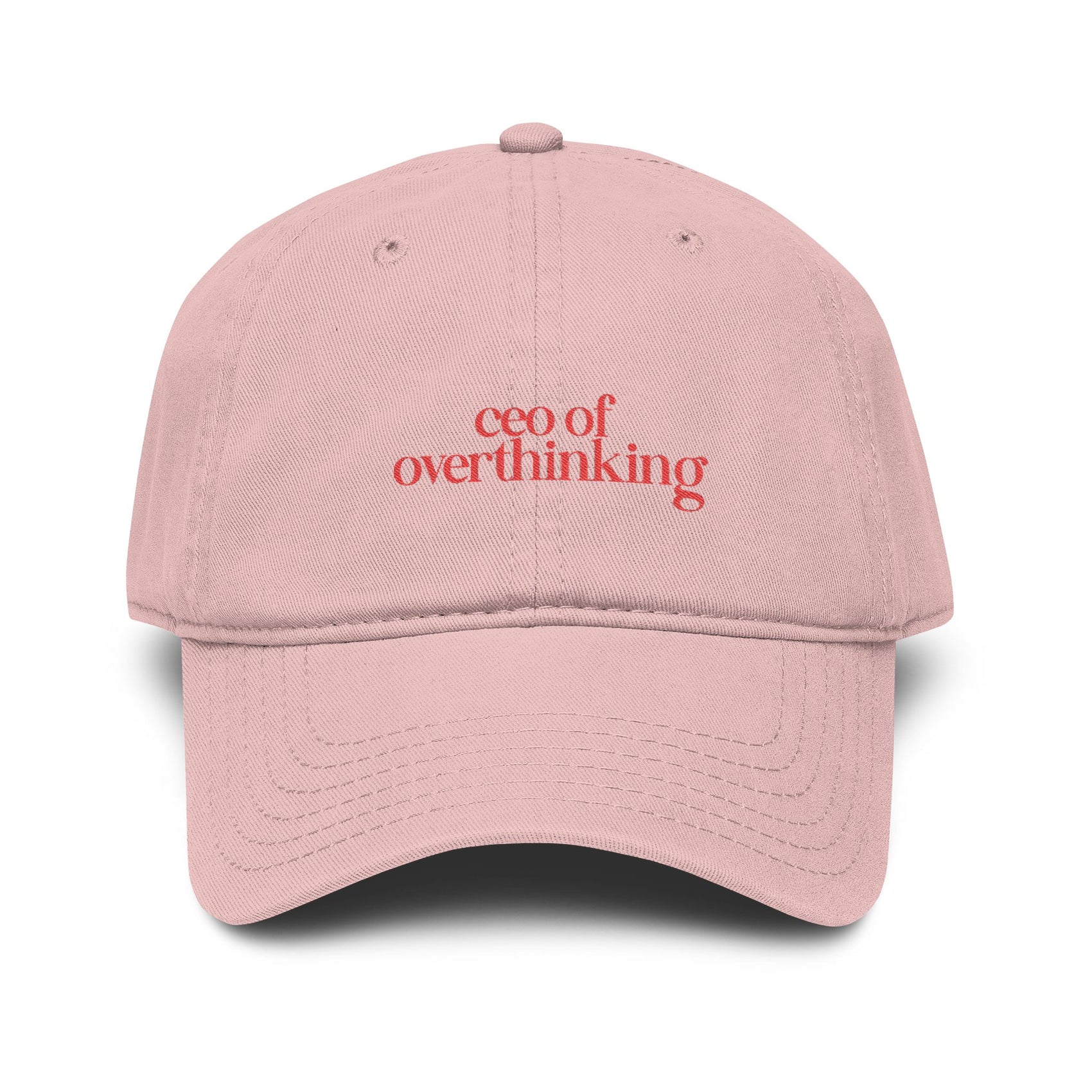 Pink Embroidered Hat Funny Quote Cap Gift For Friend Cute Summer Hat Minimalist Baseball Cap Gift For Her Casual Trendy Womens Cap