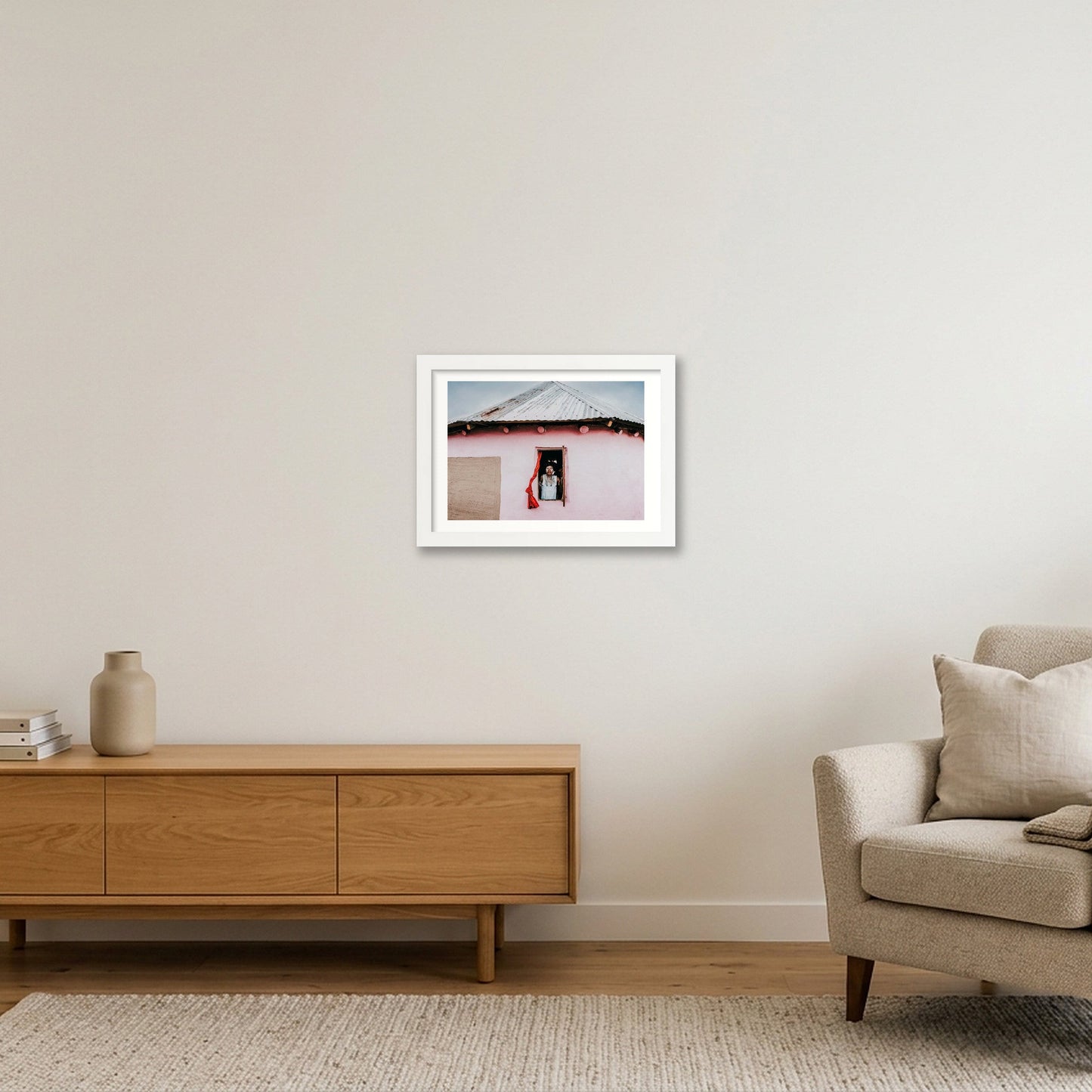 465  — A4 (30×21cm, 12×8") White Frame