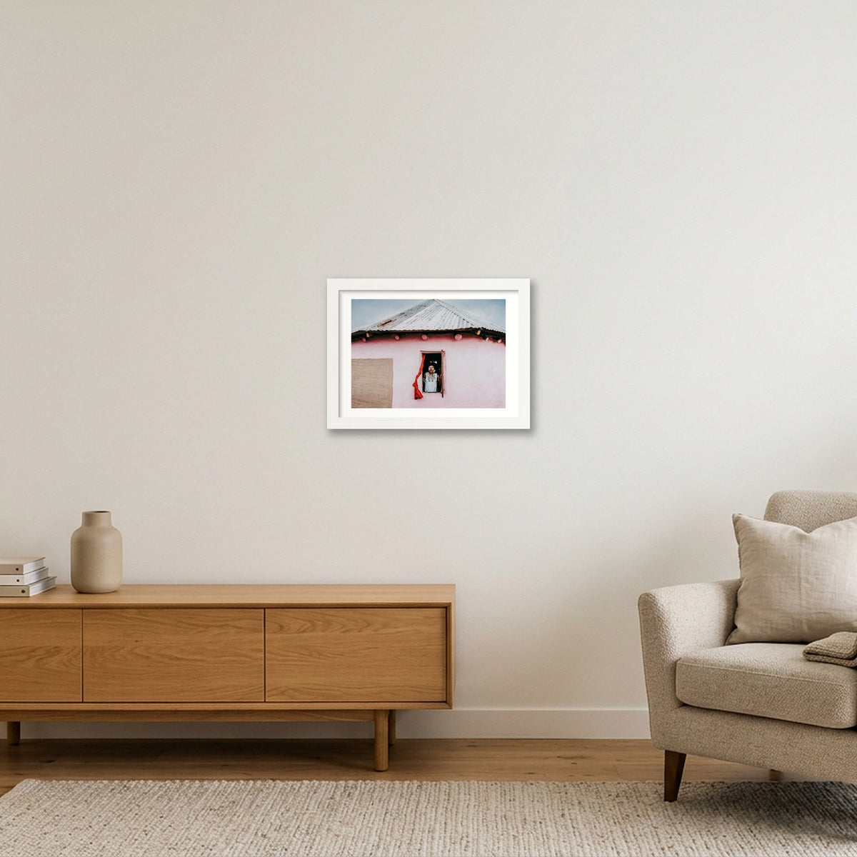 465  — A4 (30×21cm, 12×8") White Frame