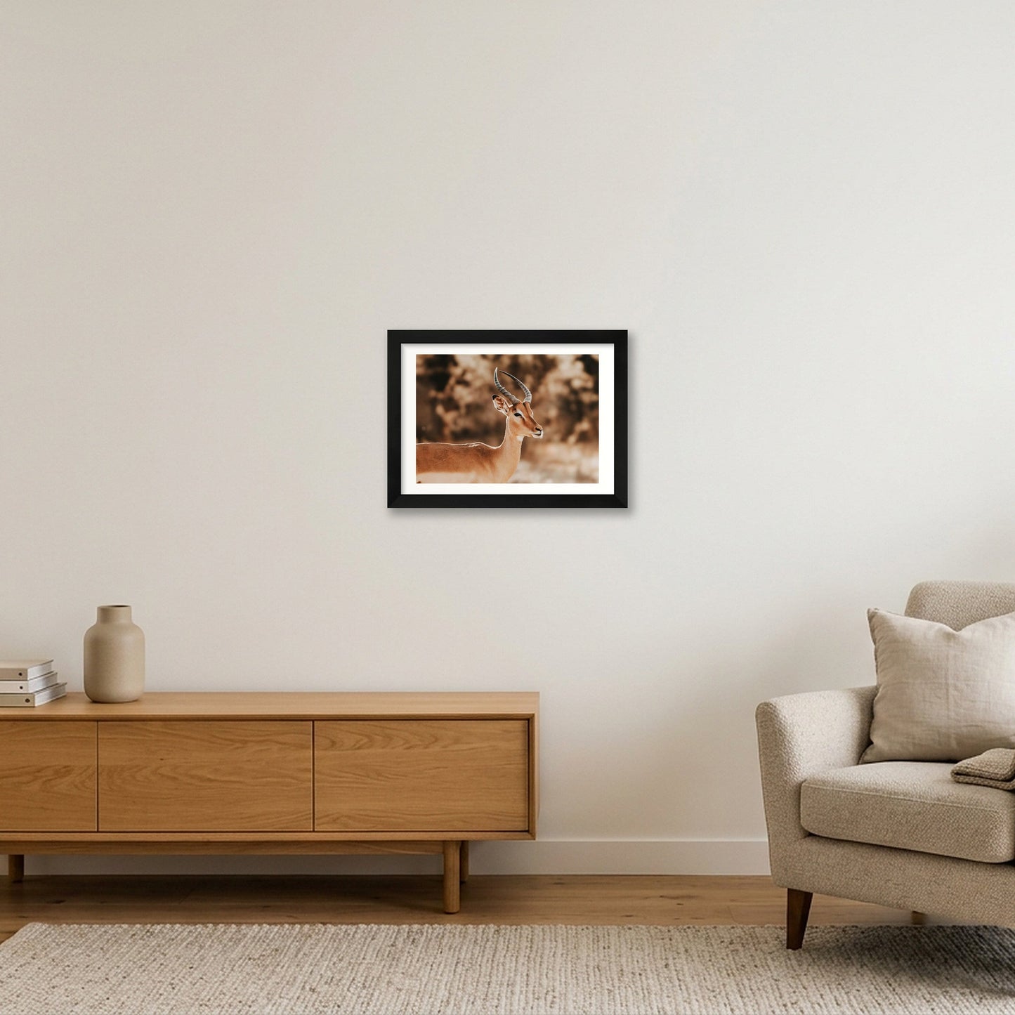 444 — A4 (30×21cm, 12×8") Black Frame