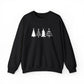 Nordic Christmas Tree Sweatshirt Girlfriend Gift Minimal Holiday Crewneck Scandinavian Winter Sweater Cozy Festive Pullover Modern Xmas Gift