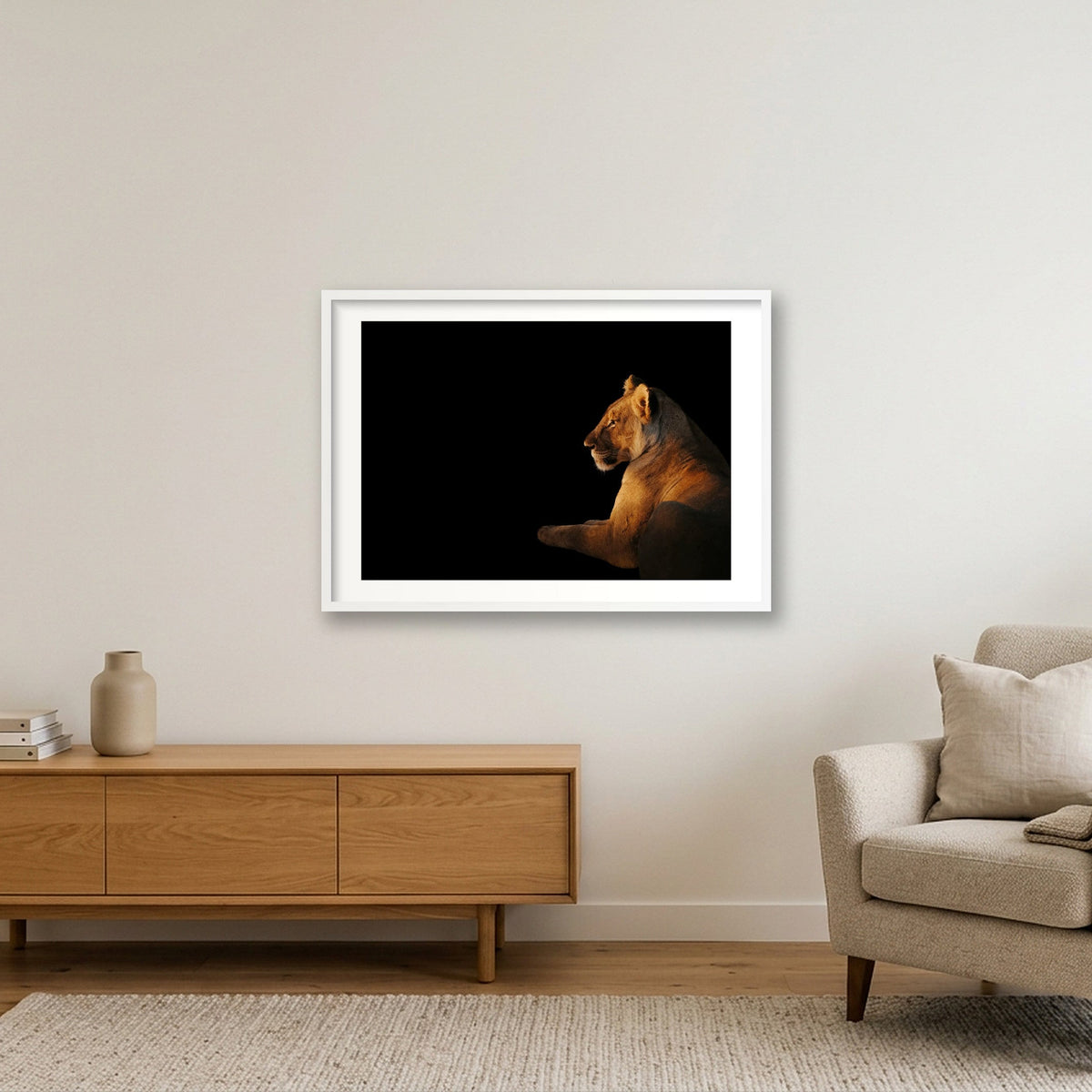 89 — 84×59cm, 33×23" White Frame