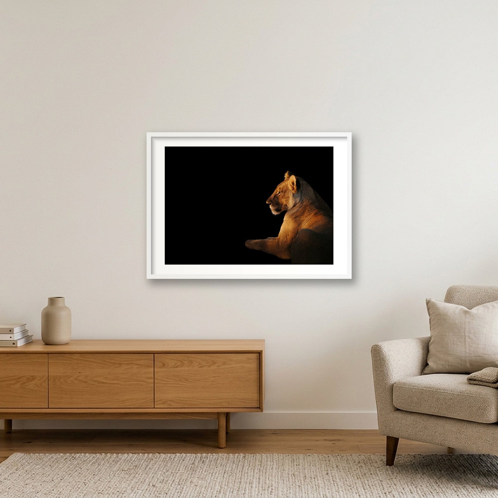 89 — 84×59cm, 33×23" White Frame
