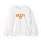 Merry Bow Christmas Sweatshirt Gift For Daughter Holiday Crewneck Present For Niece Graphic Pullover Cozy Winter Apparel Seasonal Top Style