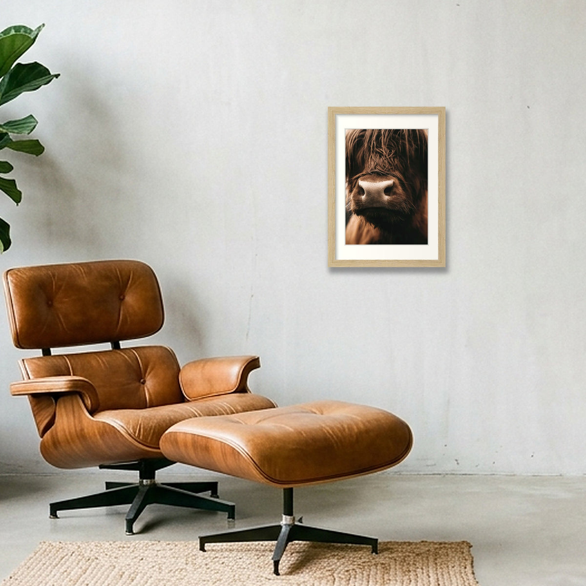 1585  — A4 (21×30cm, 8×12") Oak Frame