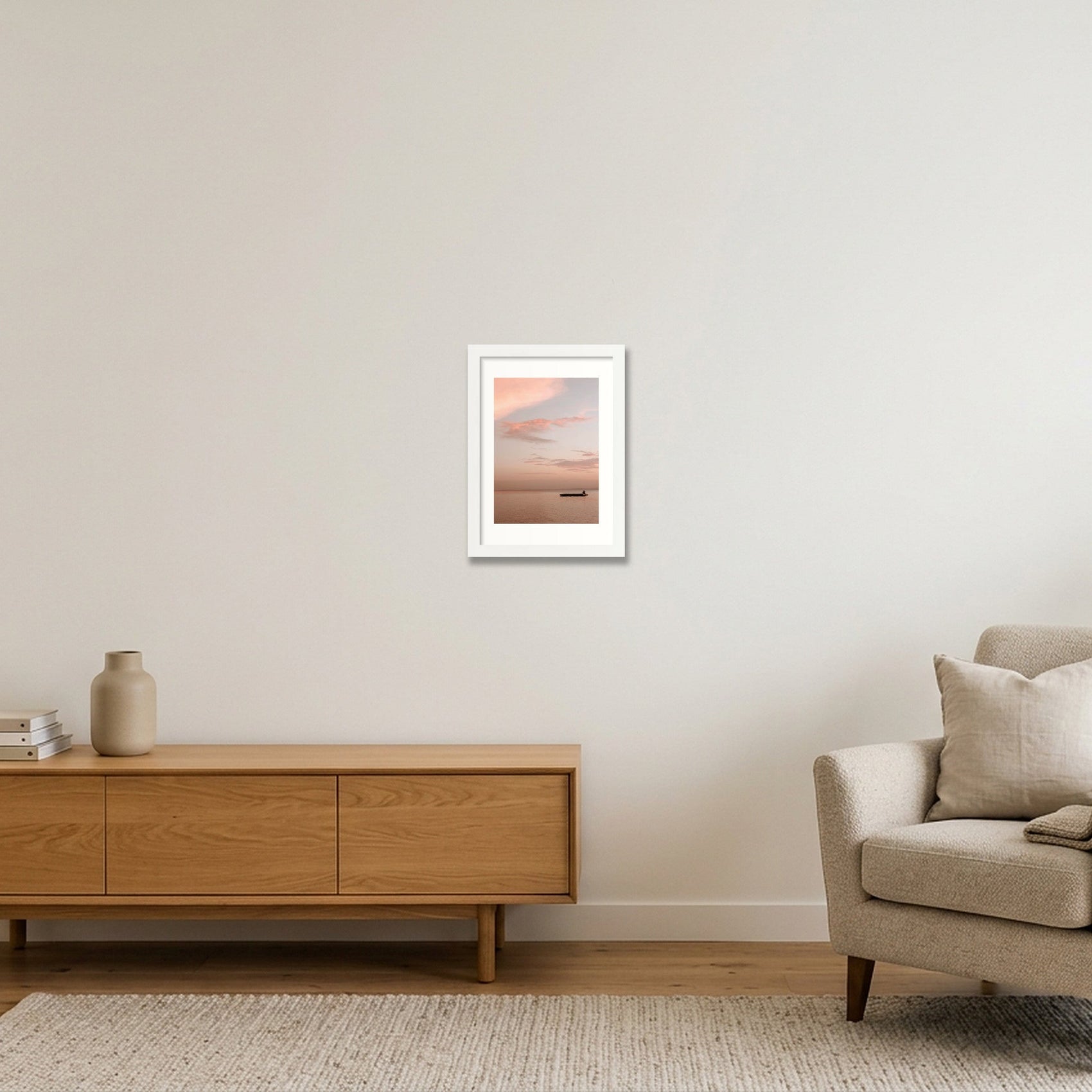 1486 — A4 (21×30cm, 8×12") White Frame