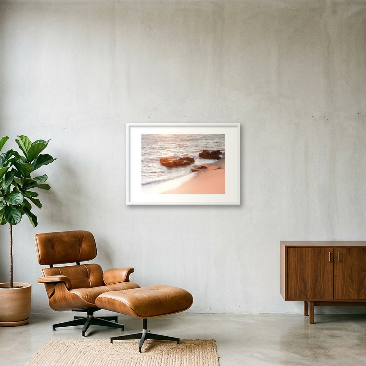 1162 — 84×59cm, 33×23" White Frame
