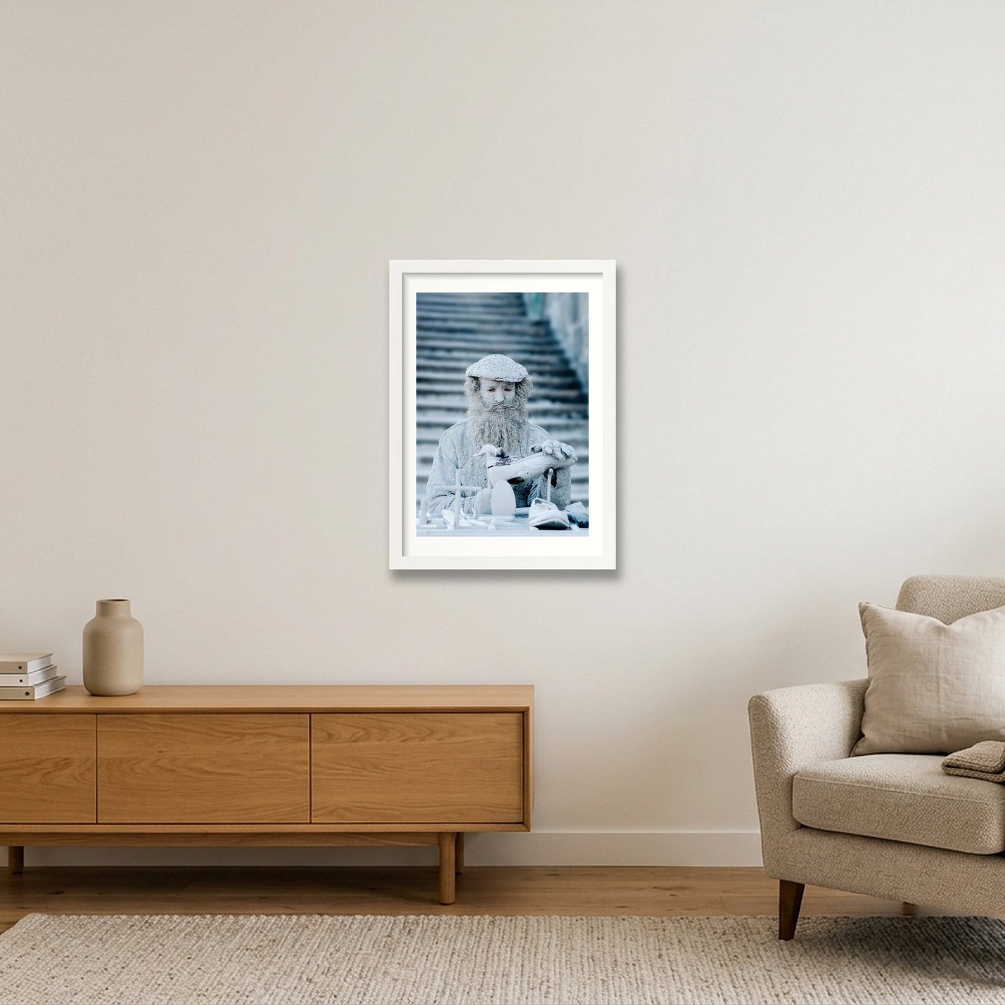 423 — A3 (30×42cm, 12×17") White Frame