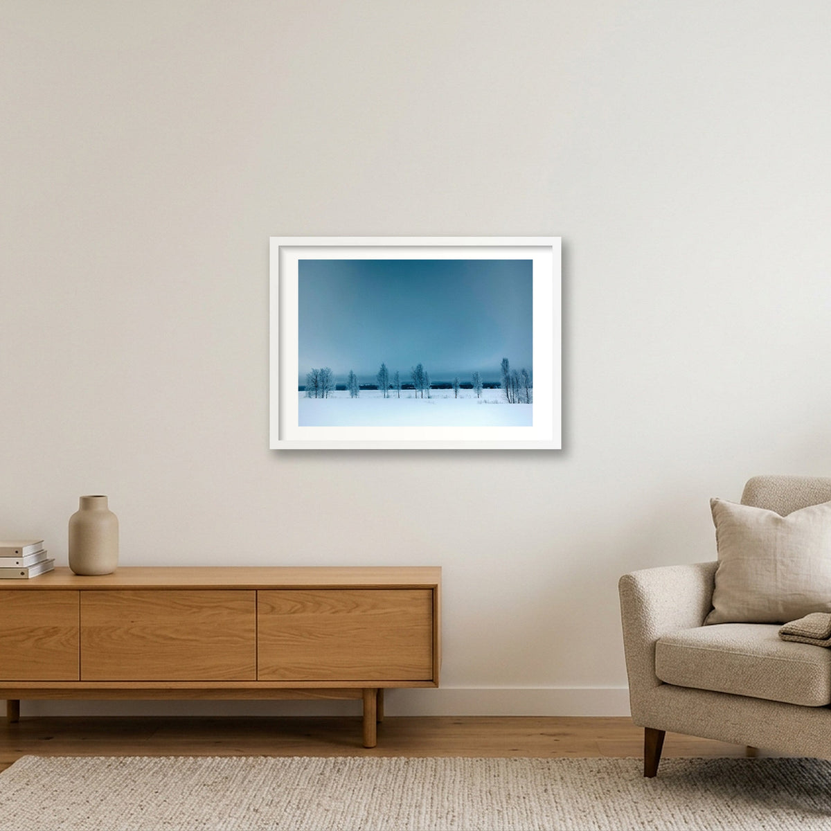 448 — 59×42cm, 23×17" White Frame