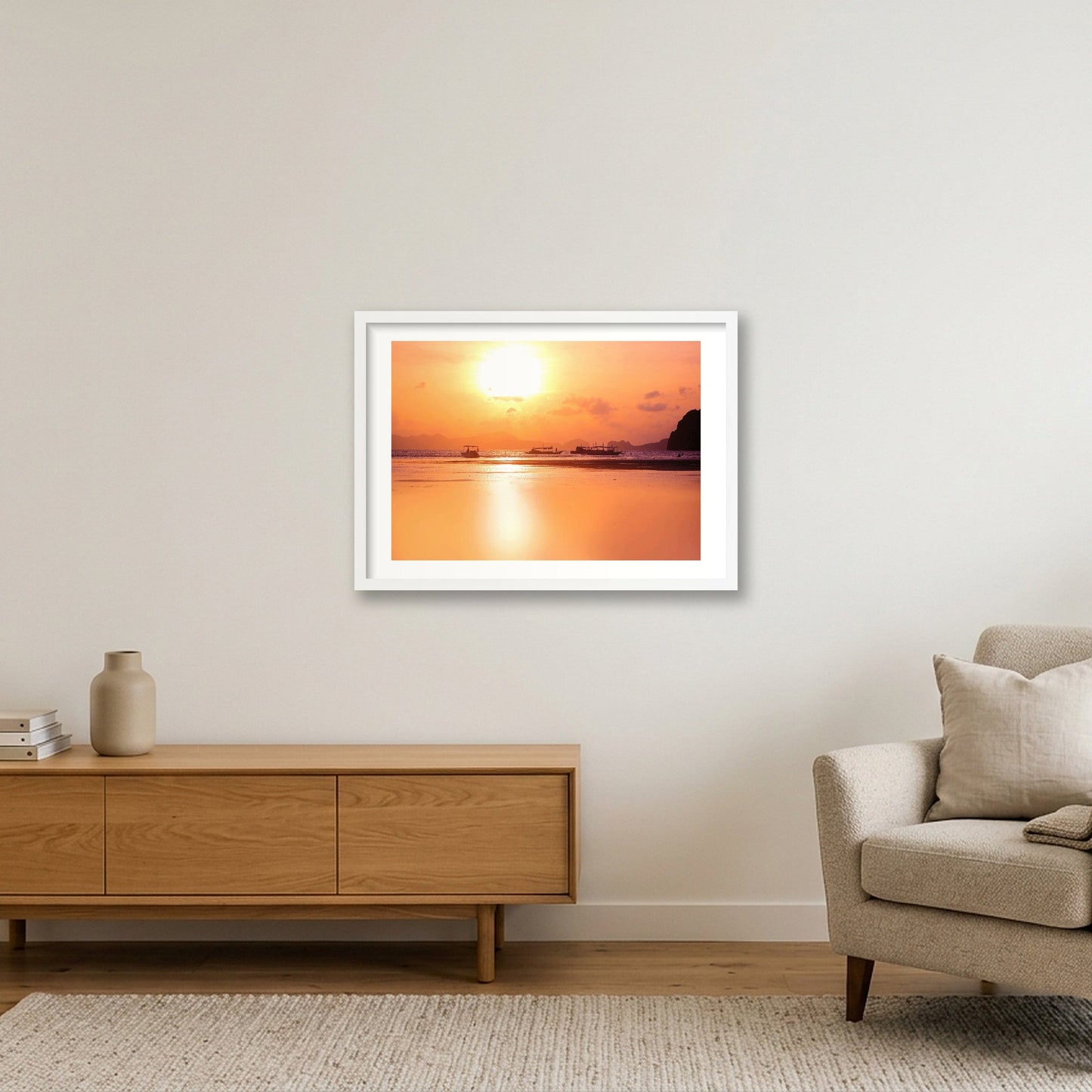 1311 — 59×42cm, 23×17" White Frame