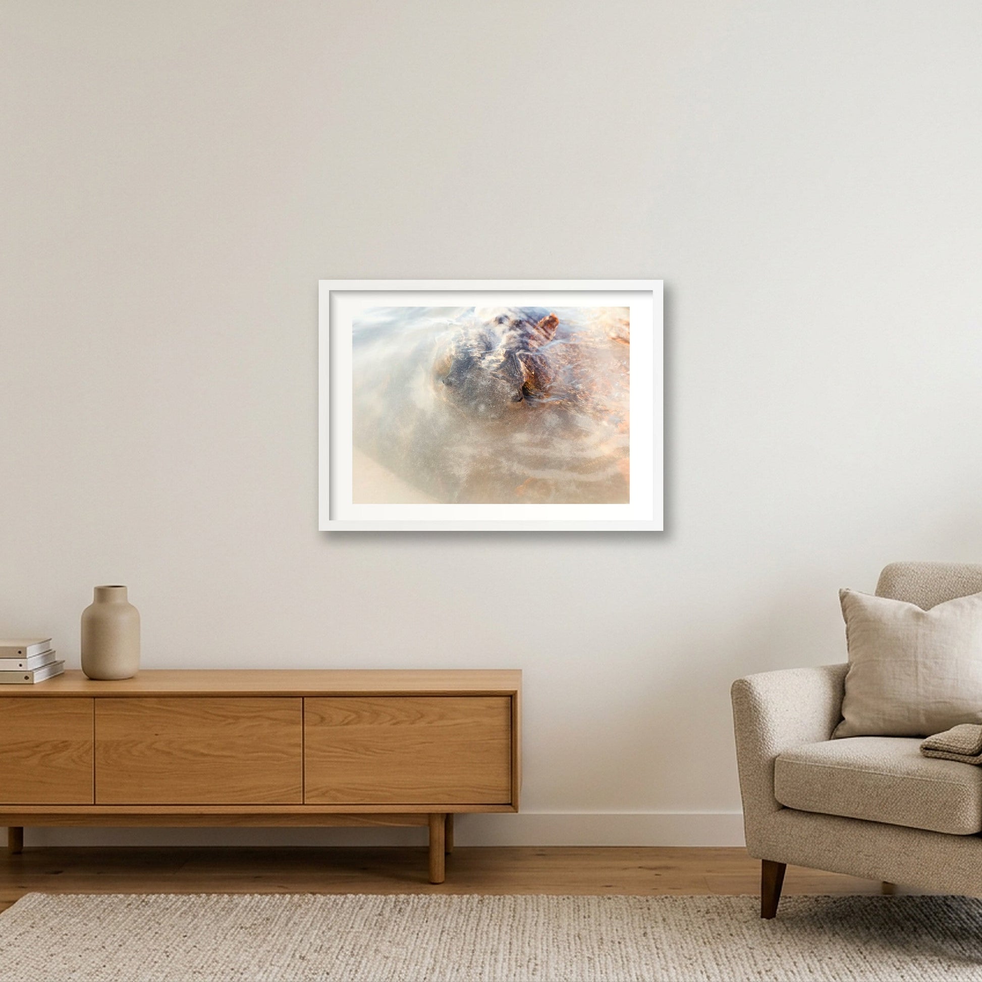461 — 59×42cm, 23×17" White Frame
