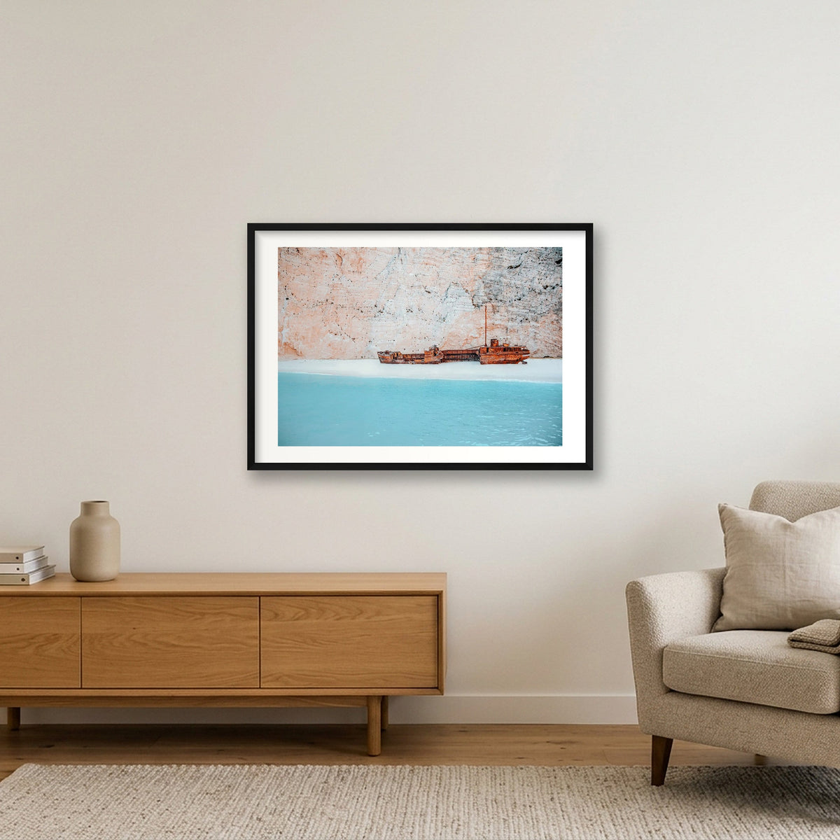 19 — 84×59cm, 33×23" Black Frame