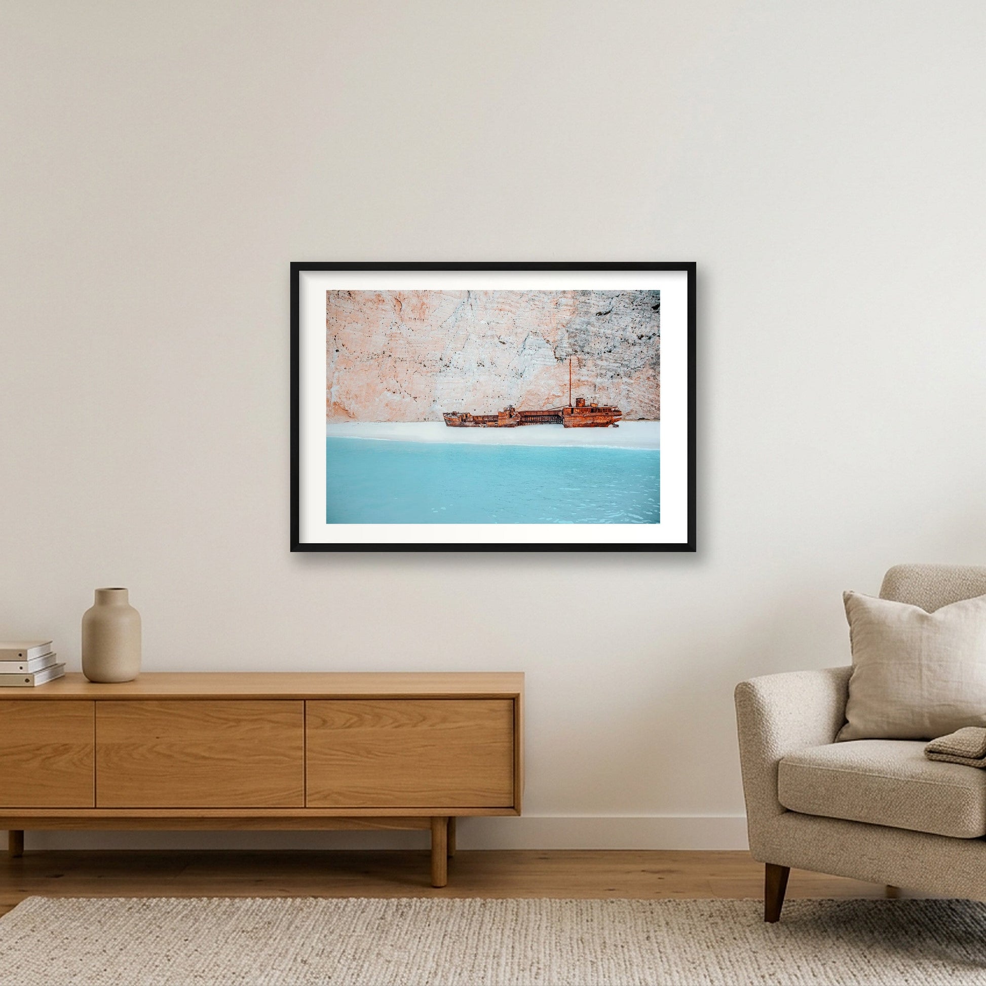 19 — 84×59cm, 33×23" Black Frame
