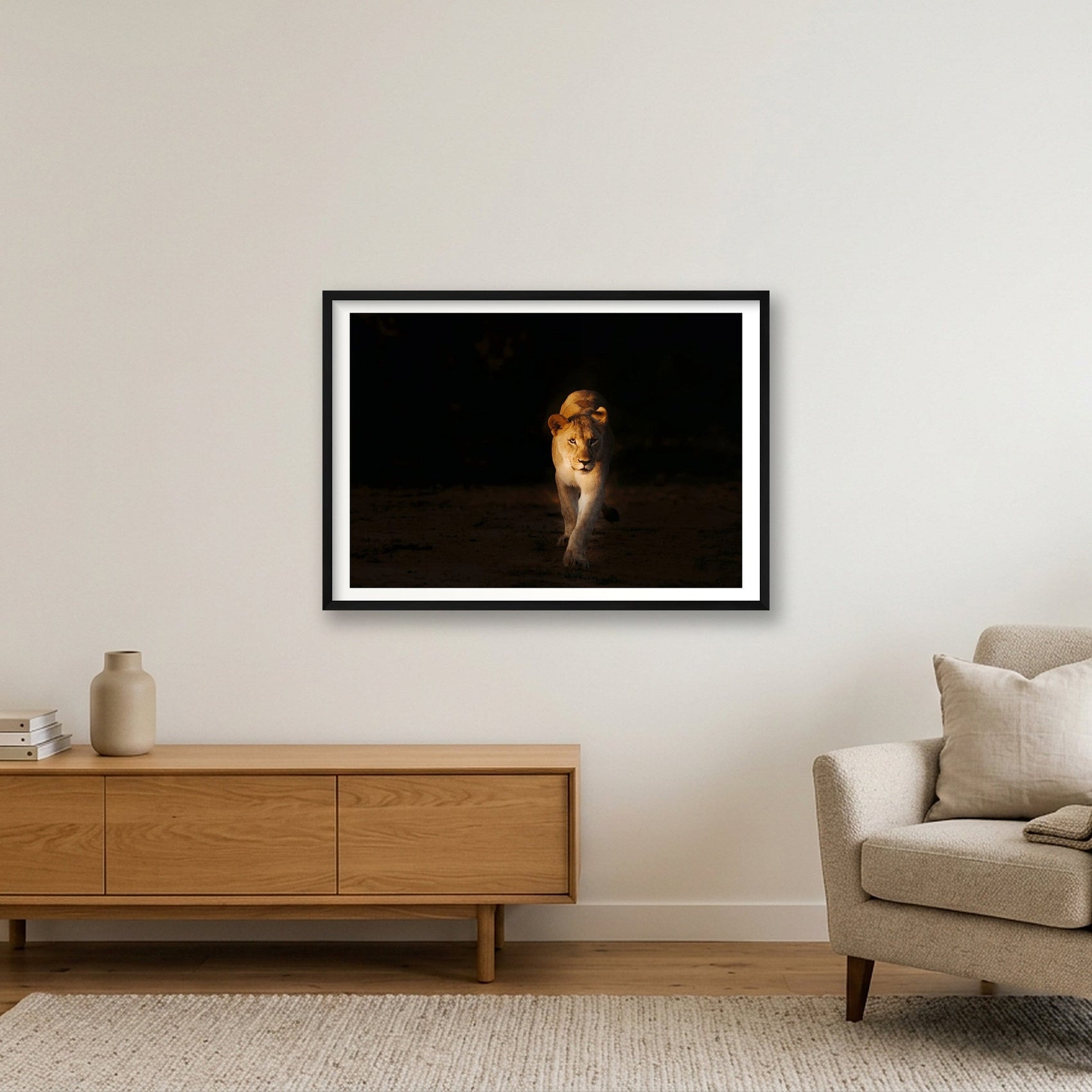 416 — 84×59cm, 33×23" Black Frame