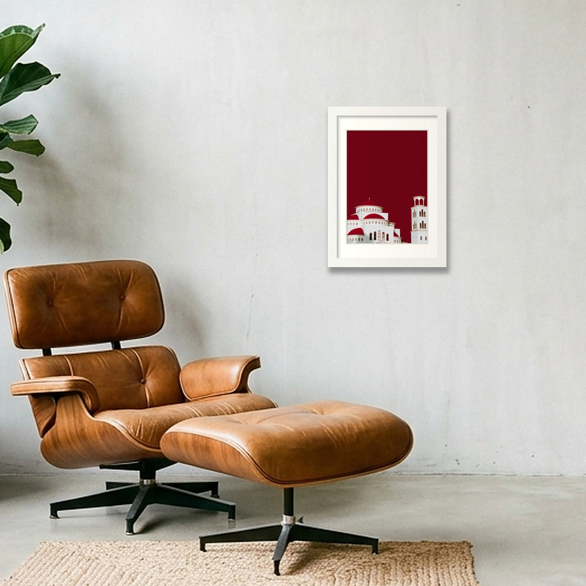 274 — A4 (21×30cm, 8×12") White Frame