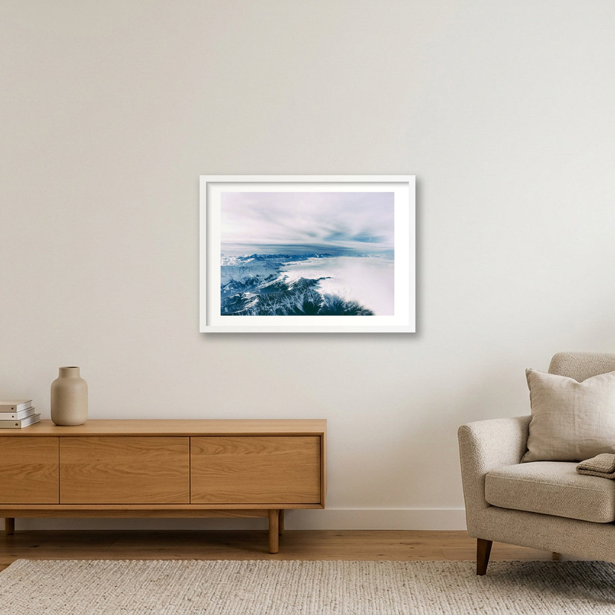 451 — 59×42cm, 23×17" White Frame