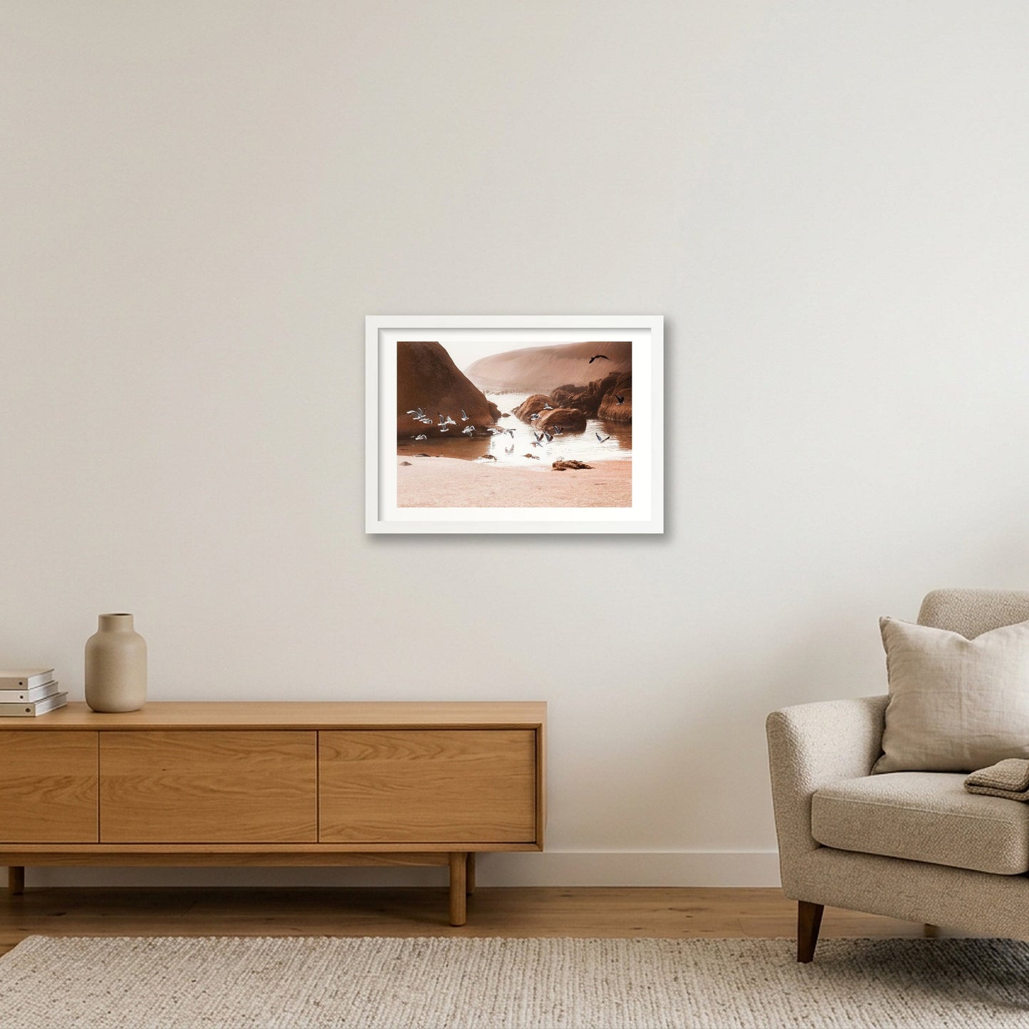 457 — A3 (42×30cm, 17×12") White Frame