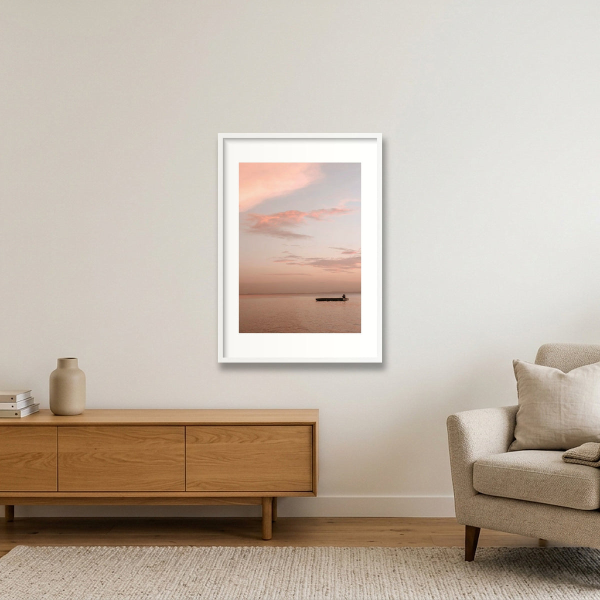 1486 — 59×84cm, 23×33" White Frame