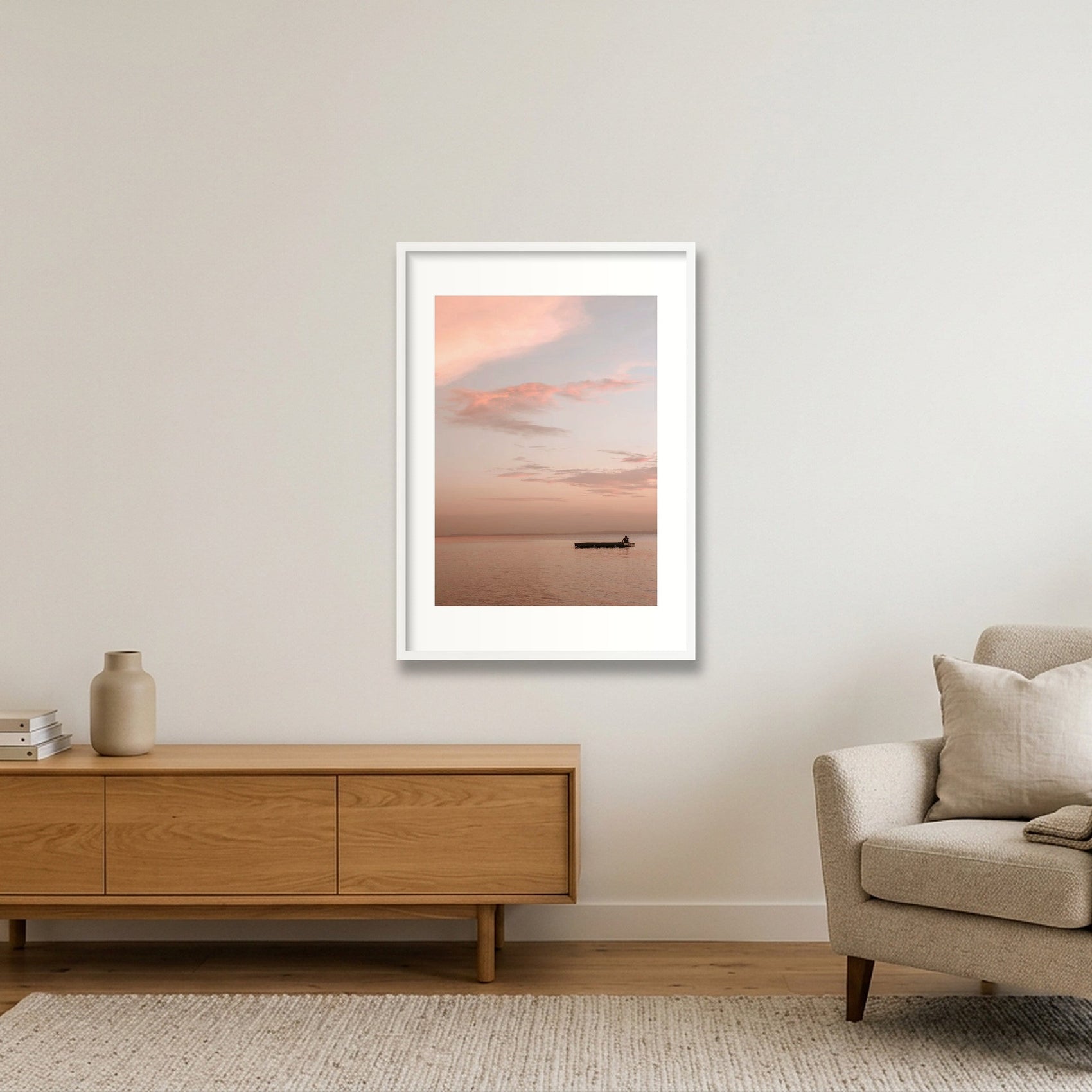 1486 — 59×84cm, 23×33" White Frame