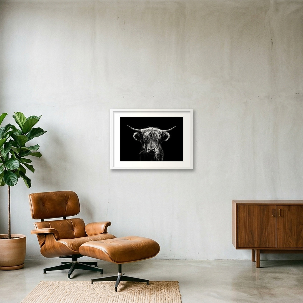 107  — 59×42cm, 23×17" White Frame