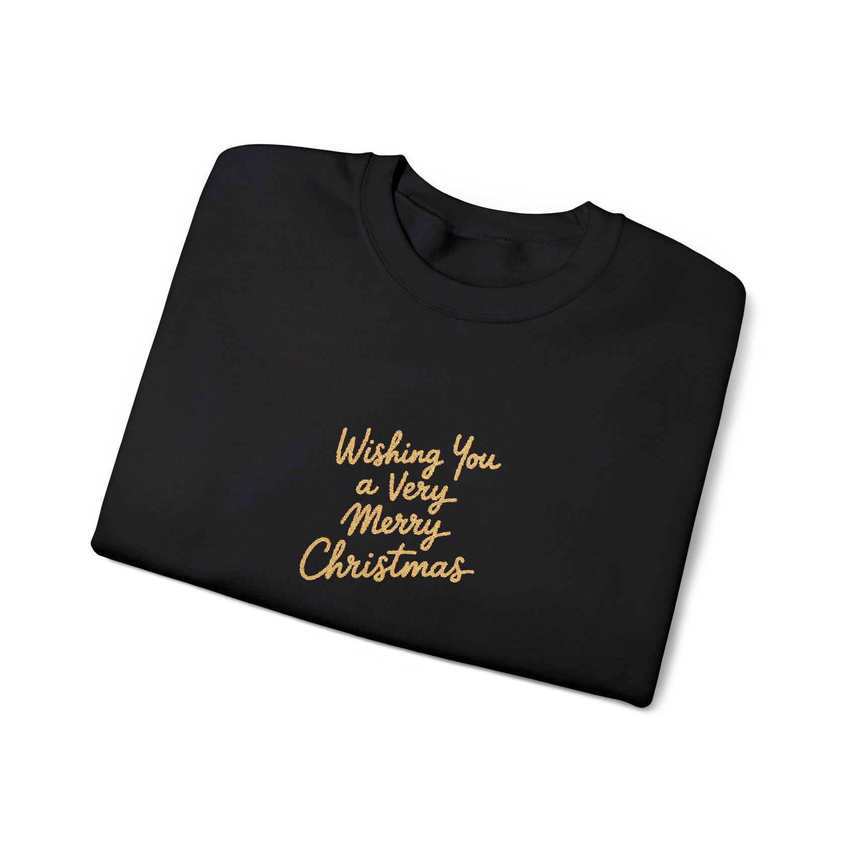 Very Merry Embroidered Sweatshirt Gift For Mom Christmas Crewneck Winter Present For Sister Minimal Script Pullover Cozy Holiday Lounge Top
