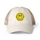 Smiley Face Trucker Hat Happy Cap Aesthetic Hat Cute Summer Hat Mesh Back Cap Gift for Her Trendy Casual Cap Smile Hat