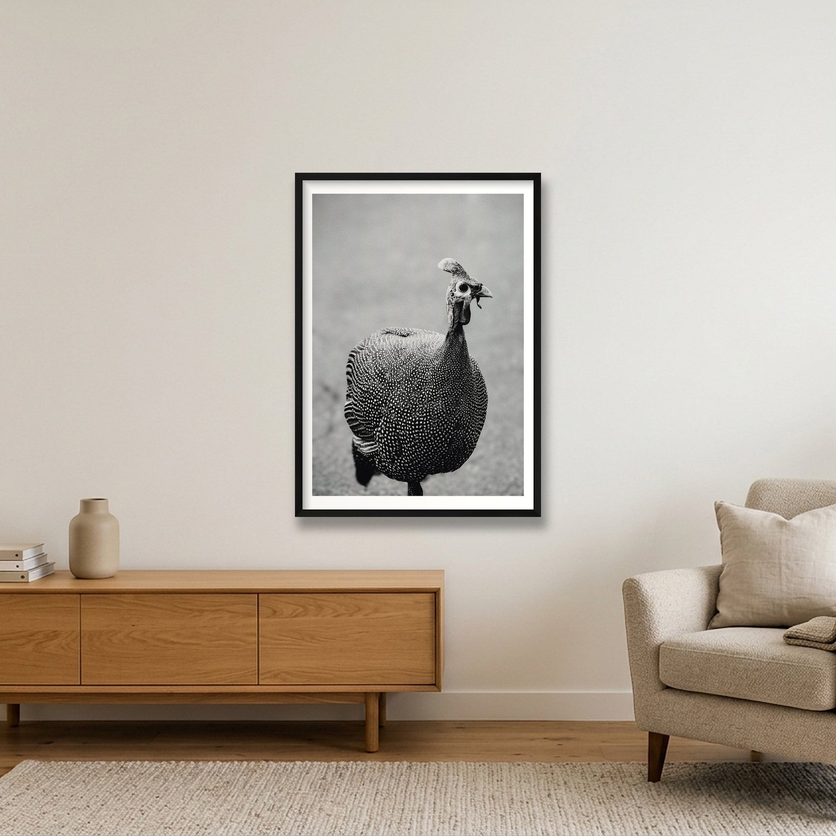 490 — 59×84cm, 23×33" Black Frame