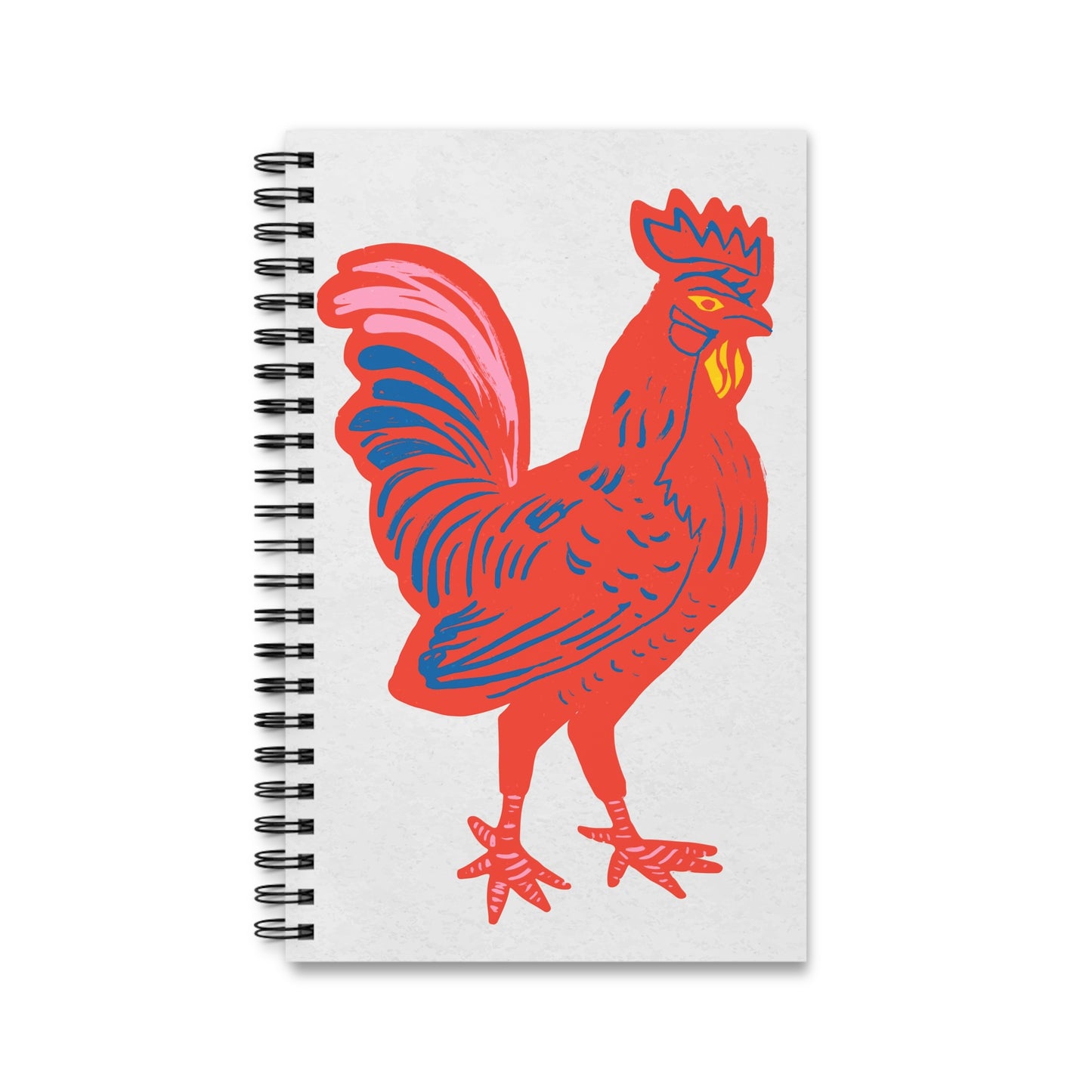 Rooster Spiral Notebook Chicken Lover Gift Farmhouse Journal Country Writing Diary Farm Animal Stationery Rustic Desk Companion Present