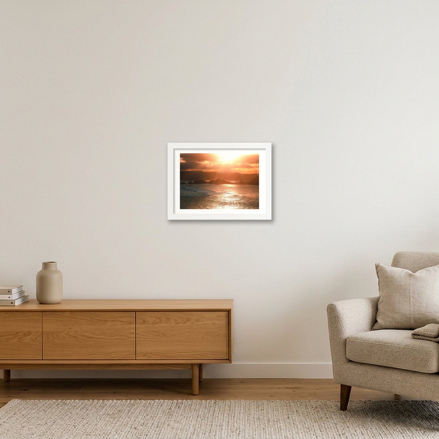 1821 — A4 (30×21cm, 12×8") White Frame