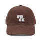Funny Statement Embroidered Corduroy Hat Bold Graphic Cap Sarcastic Streetwear Outfit Casual Style Gift For Friends Trendy Hat