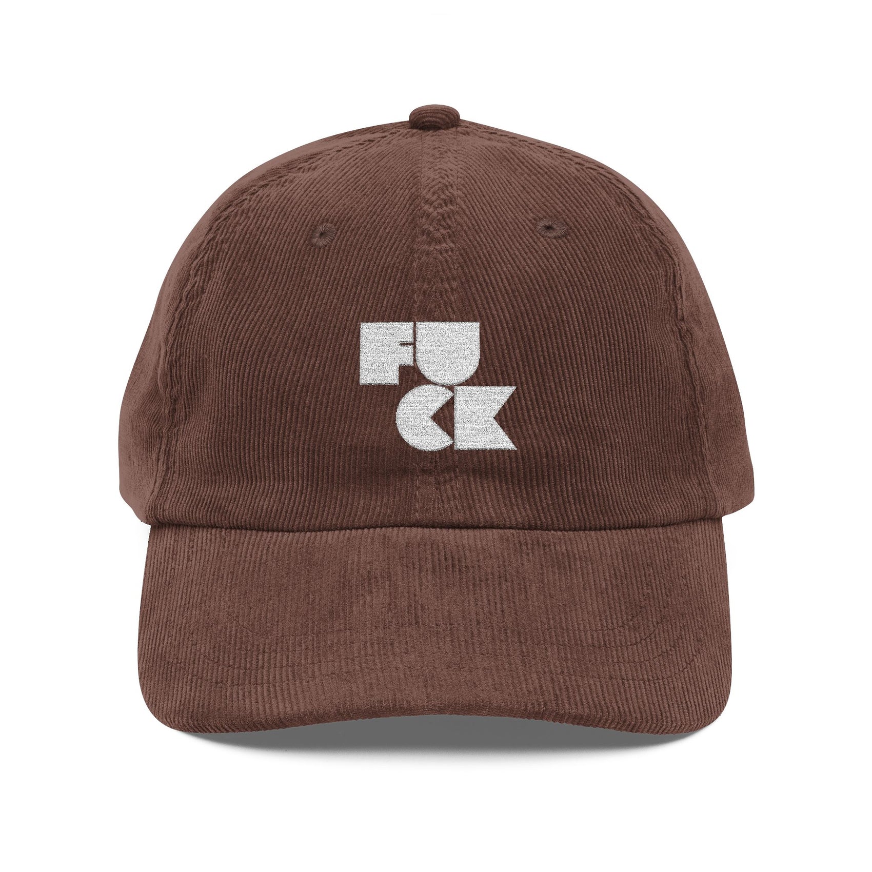 Minimal Corduroy Hat Embroidered Cap Vintage Dad Hat Streetwear Cap Casual Outfit Hat Unisex Gift Neutral Hat Gag Gift For Him Her