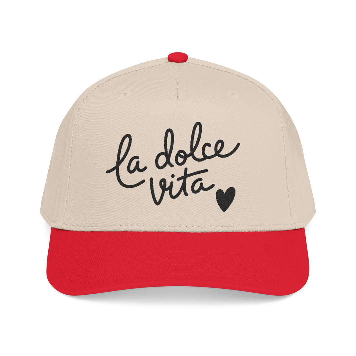 La Dolce Vita Embroidered Italian Hat Amalfi Coast Souvenir Cap Mediterranean Vacation Aesthetic Travel Gift Cap For Traveler Gift Italy