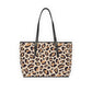 Leopard Shoulder Bag Womens Tote Animal Print Work Carryall Travel Shopper Birthday Gift For Her Fashion Accessory Weekend Wardrobe Essential