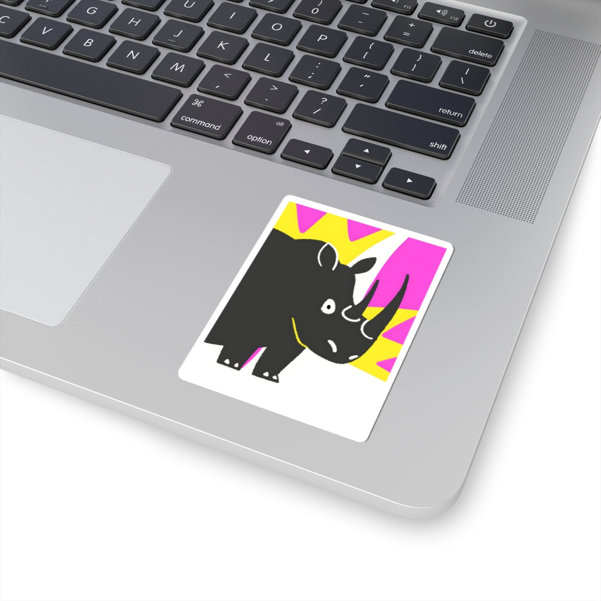 Rhino Sticker Safari Decal Wildlife Journal Gift For Sister Animal Enthusiast Nursery Decor South Africa Souvenir Girlfriend Art Lover
