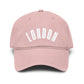 Baseball Cap London Hat England Souvenir Gift For Friend UK Vacation Outfit British Explorer Present For Women European Holiday Keepsake
