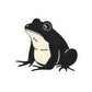 Minimal Frog Vinyl Sticker For Laptop Japanese Kawaii Gift Idea Animal Journal Sticker Water Bottle Decor Creative Planner Gift For Student