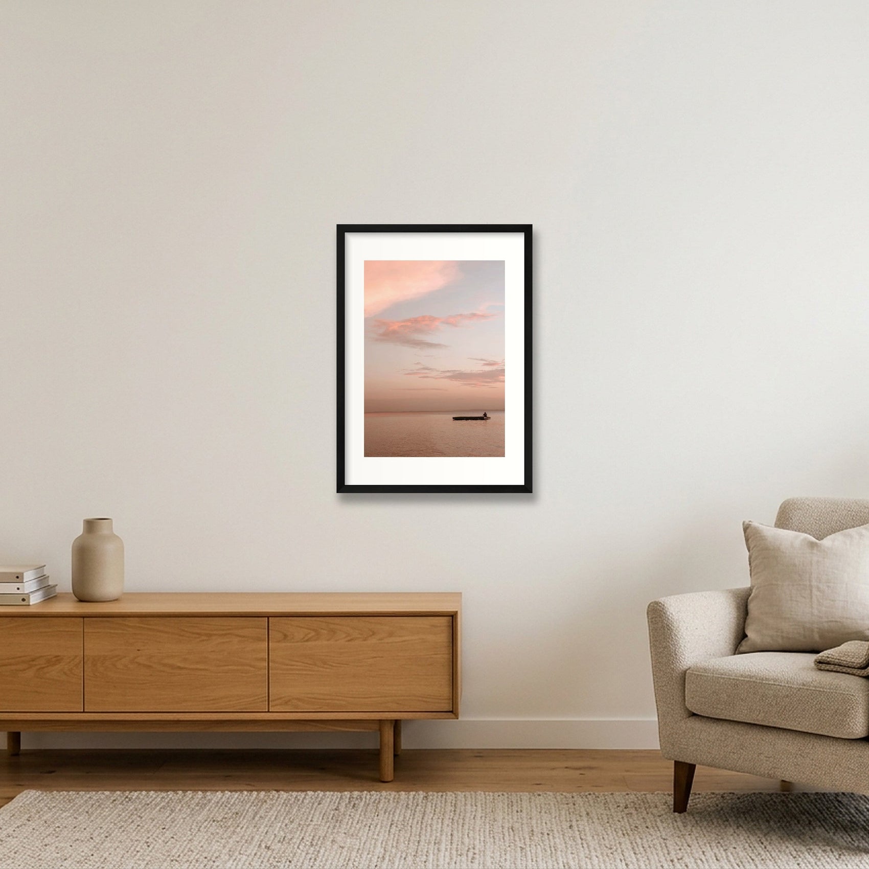 1486 — 42×59cm, 17×23" Black Frame