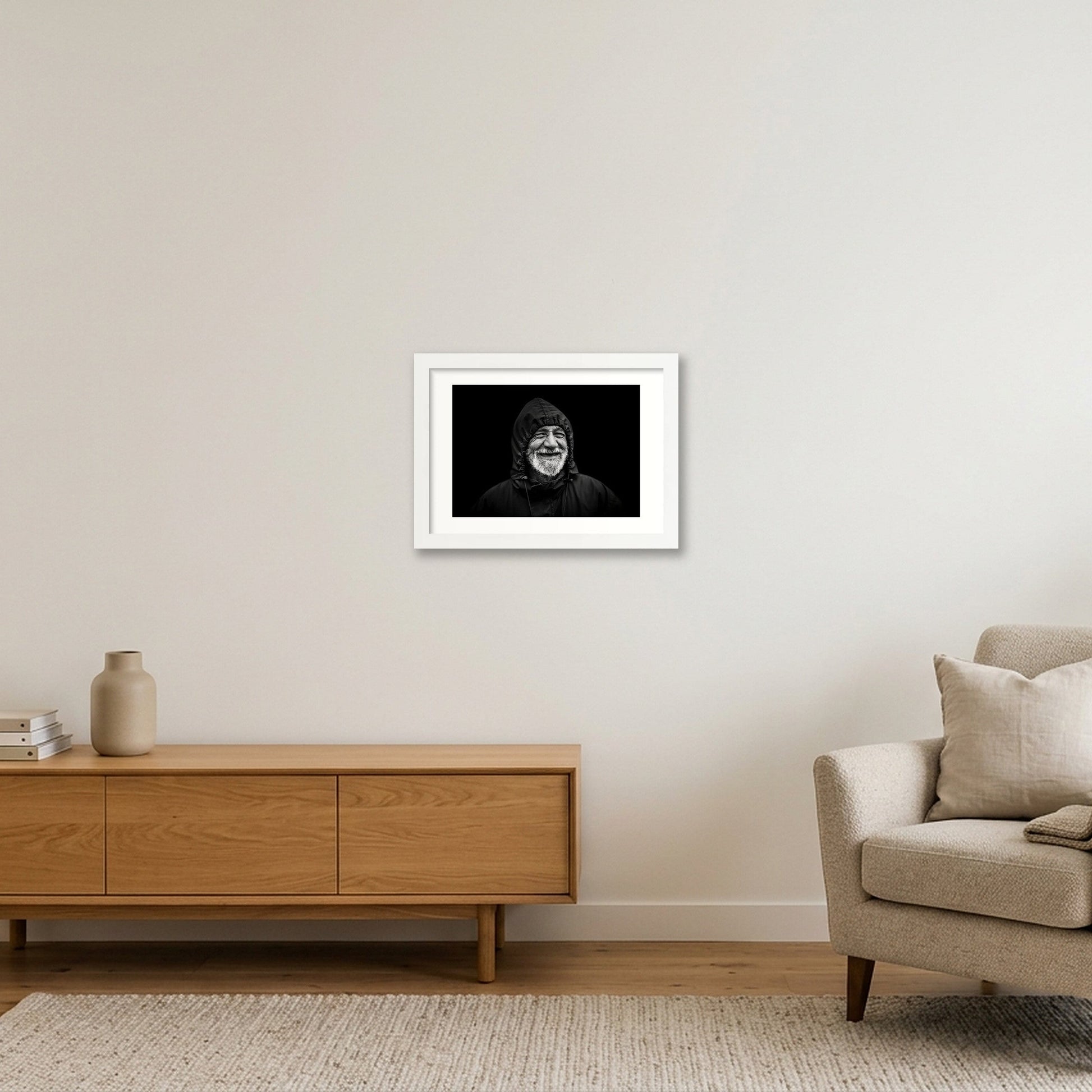 133  — A4 (30×21cm, 12×8") White Frame