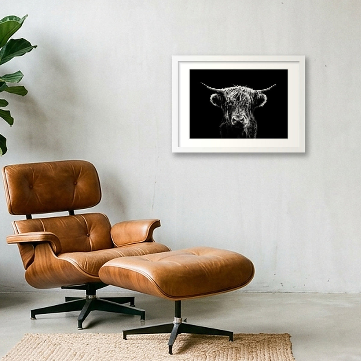 107  — A3 (42×30cm, 17×12") White Frame