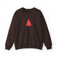Minimal Christmas Tree Sweatshirt Embroidered Crewneck For Christmas Gift Holiday Pullover For Winter Outfit Seasonal Gift For Women Xmas