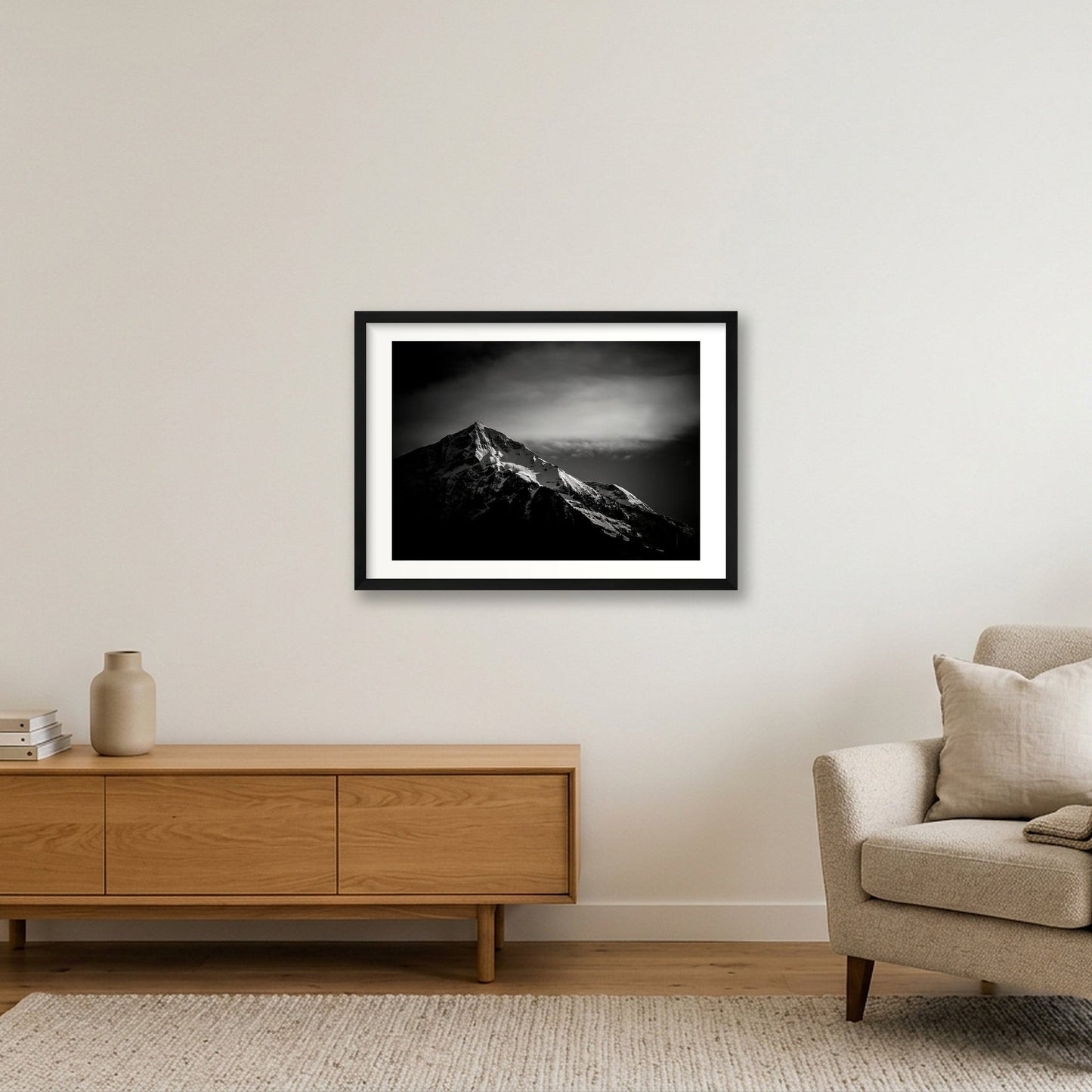 128 — 59×42cm, 23×17" Black Frame