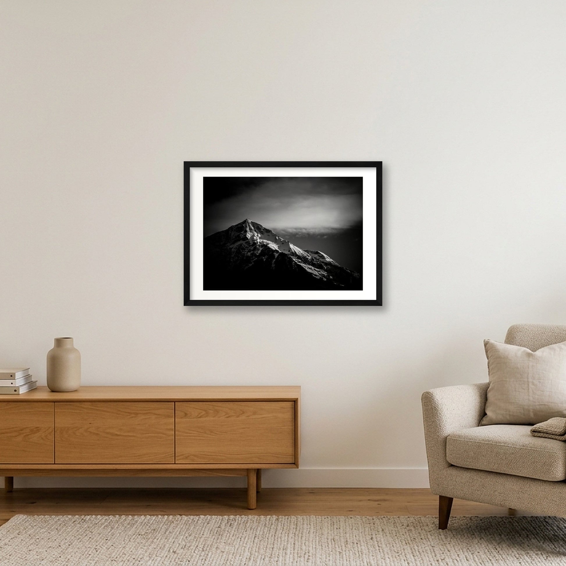 128 — 59×42cm, 23×17" Black Frame