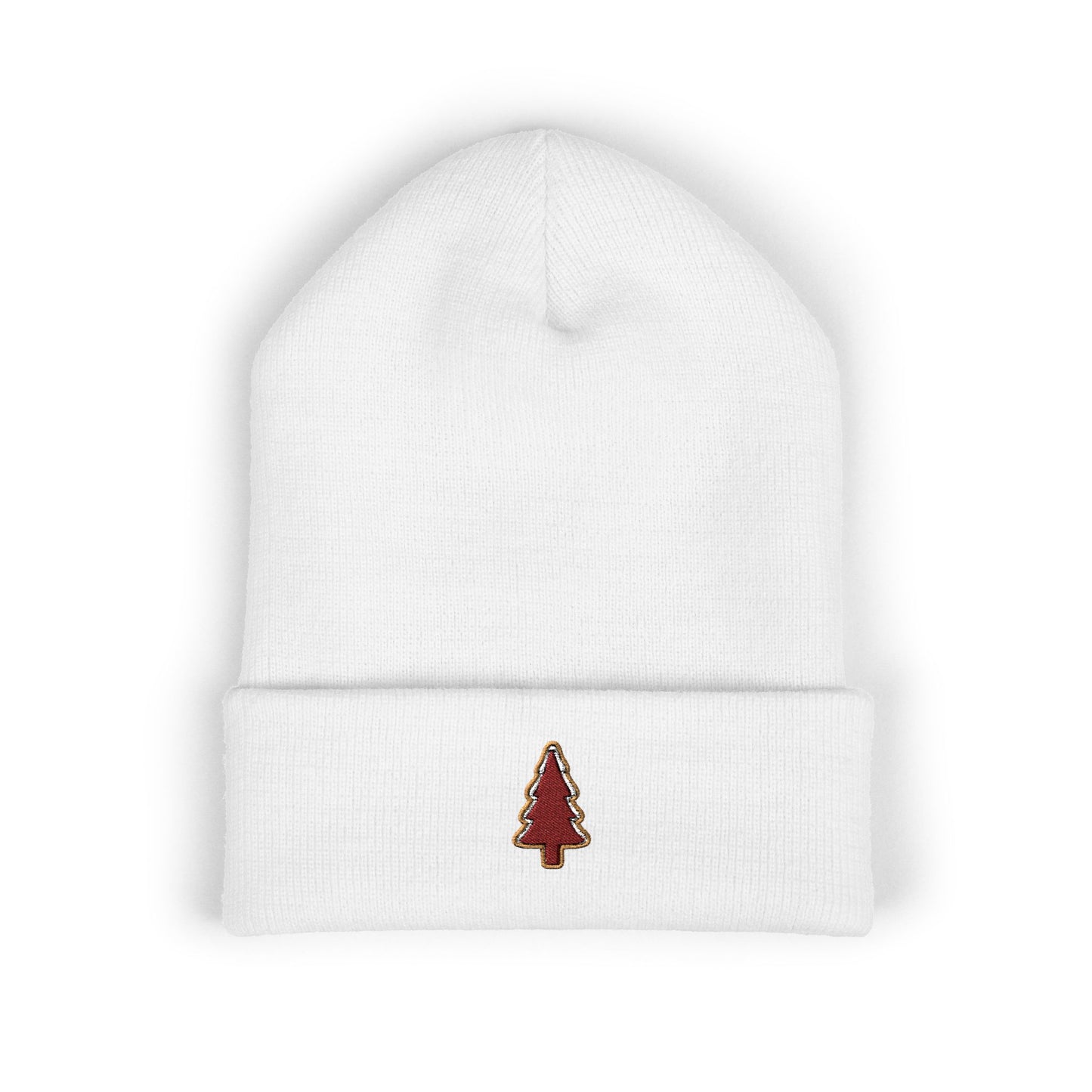 Pine Tree Beanie Outdoorsy Winter Hat Cozy Knit Cap For Hiker Mountain Lover Headwear Camping Gift Cold Weather Accessory Nature Enthusiast