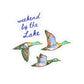 Lake House Sticker Duck Lover Gift Cottage Weekend Decal Cabin Vacation Accessory Nature Lover Present Travel Sticker Summer Decal For Her