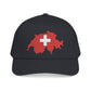 Switzerland Embroidered Baseball Cap Gift For Traveler Swiss Souvenir Hat Alpine Travel Gift Zurich Zermatt Vacation Dad Hat Europe Trip Hat
