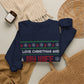 Christmas Ugly Sweatshirt Gift for Husband Cozy Xmas Sweater Holiday Crewneck for Dad Festive Winter Pullover Cozy Holiday Crewneck